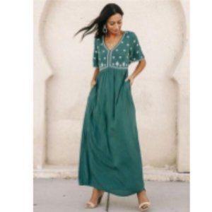 Bohme Dress with Embroidered Details